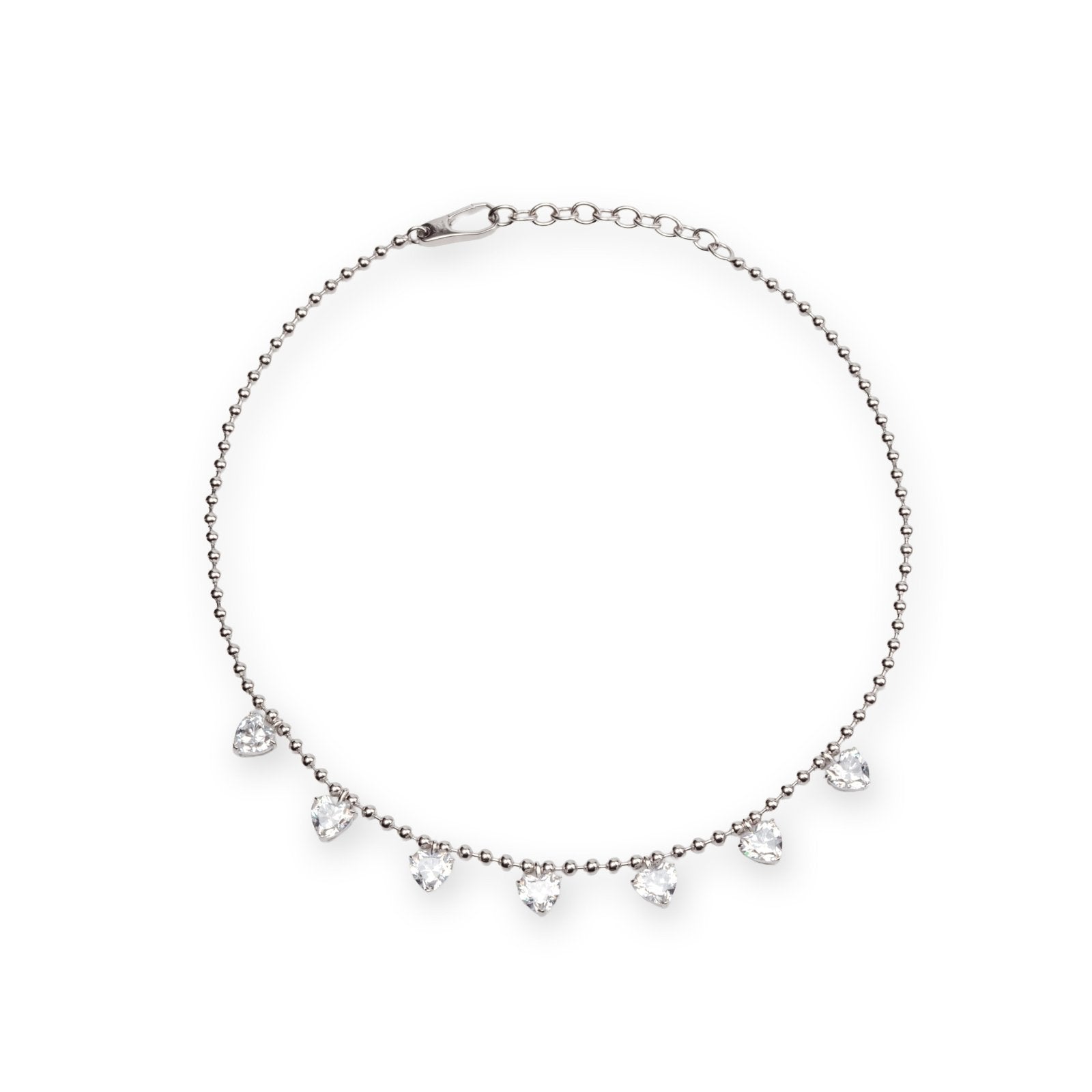 Silver Heart Necklace by Natkina