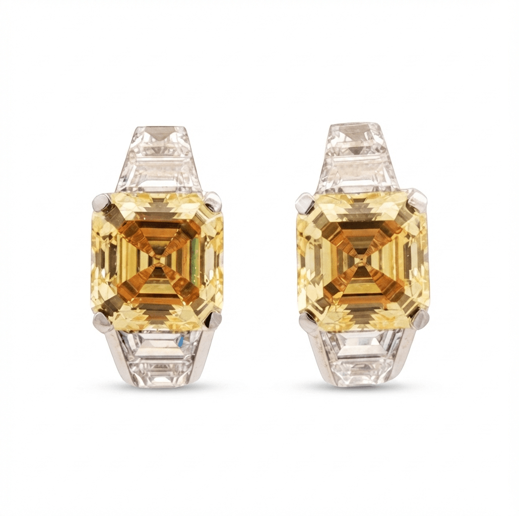 Silver Statement Clip-on Earrings by Natkina