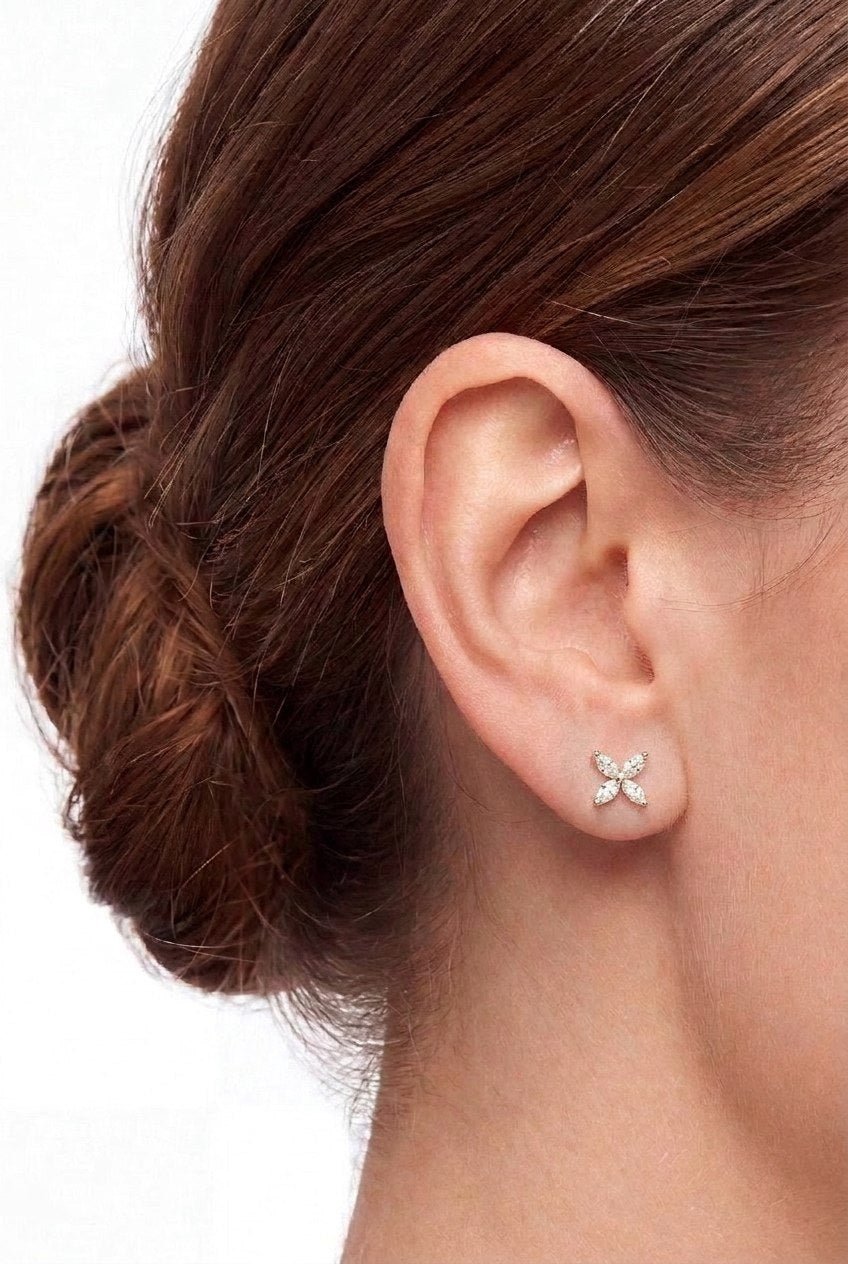 Small Floral Radiance Studs by Natkina