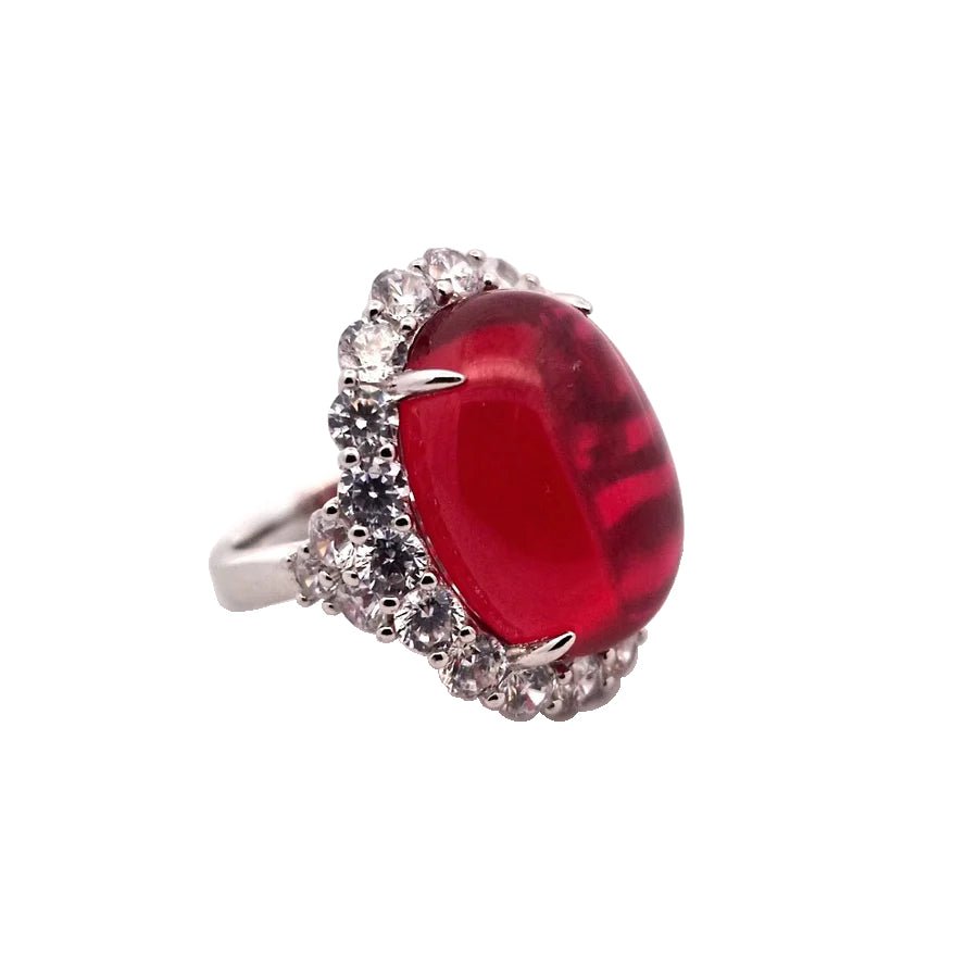 Spectacular Cocktail Silver Ring by Natkina