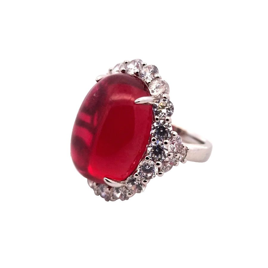 Spectacular Cocktail Silver Ring by Natkina