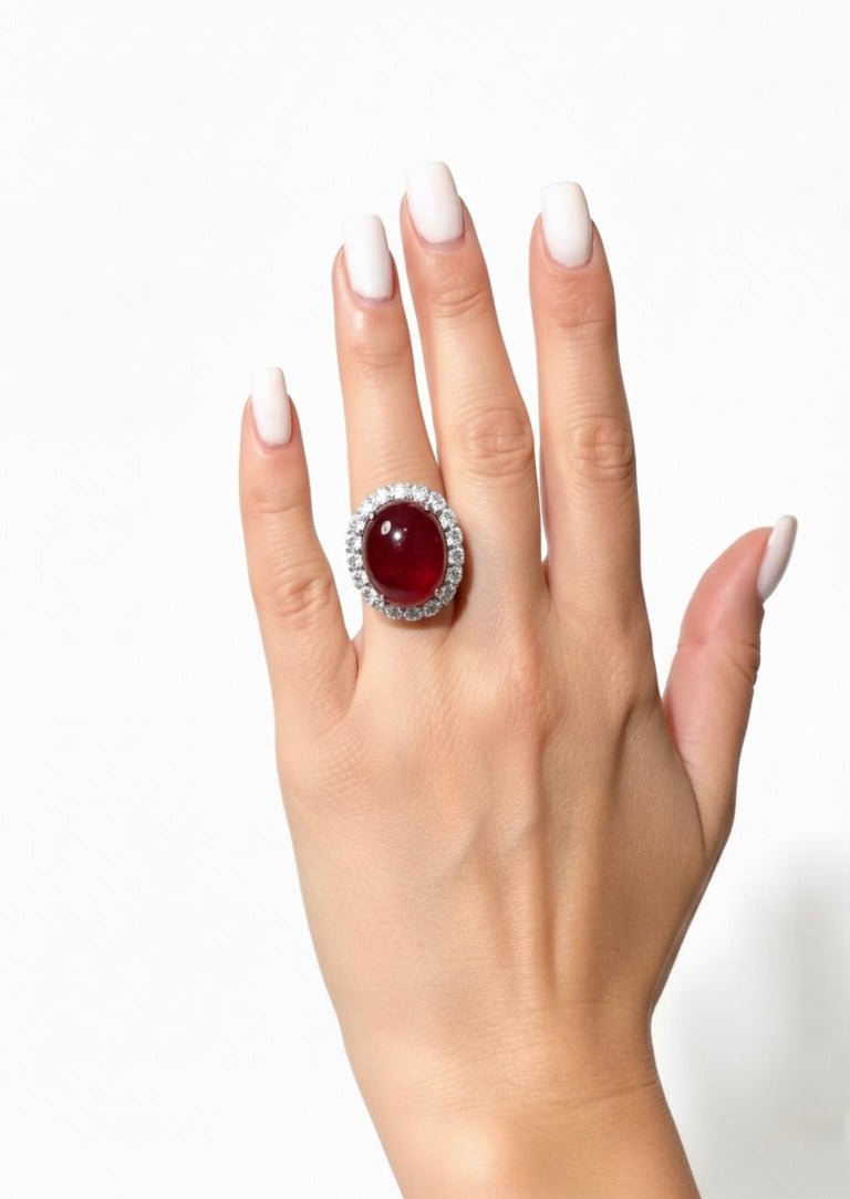 Spectacular Cocktail Silver Ring by Natkina