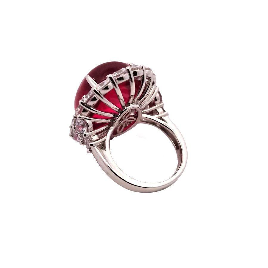 Spectacular Cocktail Silver Ring by Natkina
