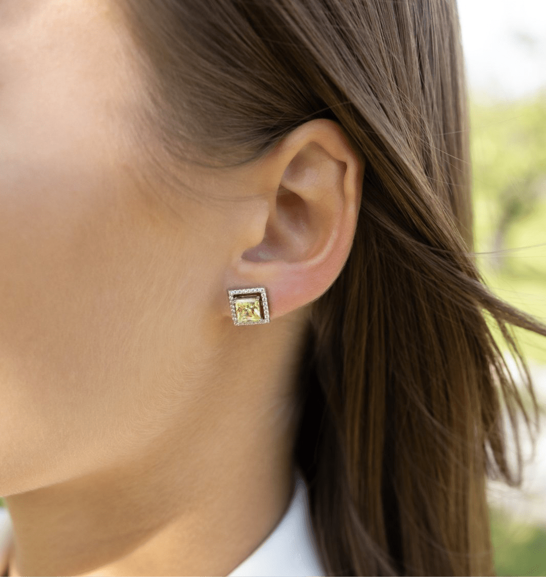 Square Transformer Earrings by Natkina