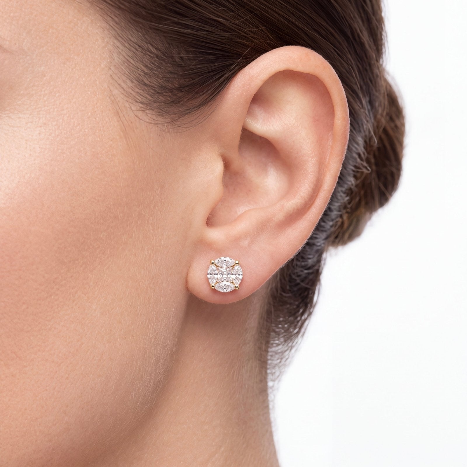 Sterling Grace Round Earrings by Natkina