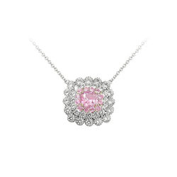 Sunflower Silver Necklace