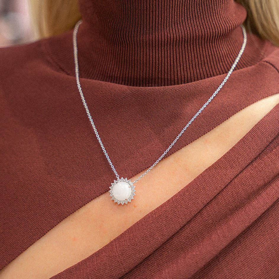 Sunny Silver Necklace by Natkina