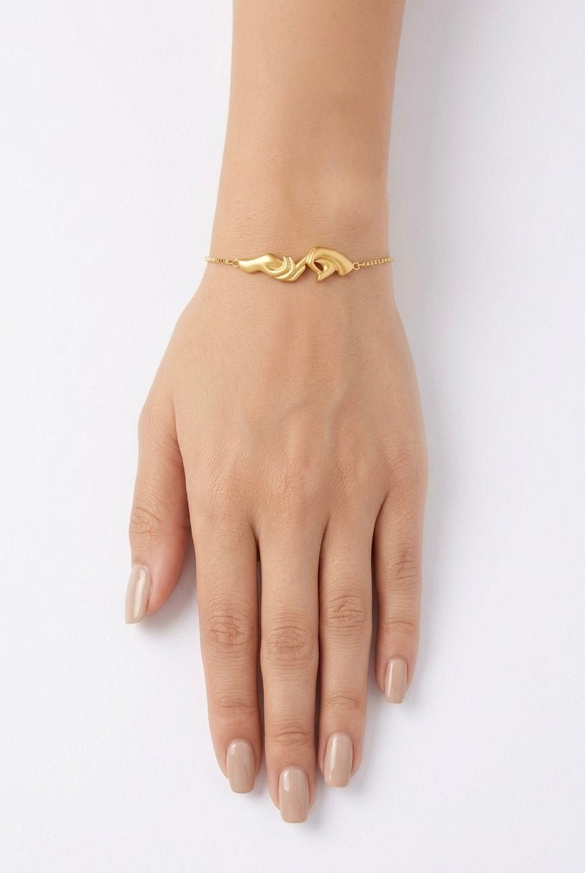The Delicate Touch Silver Bracelet Body Shape Collection by Natkina