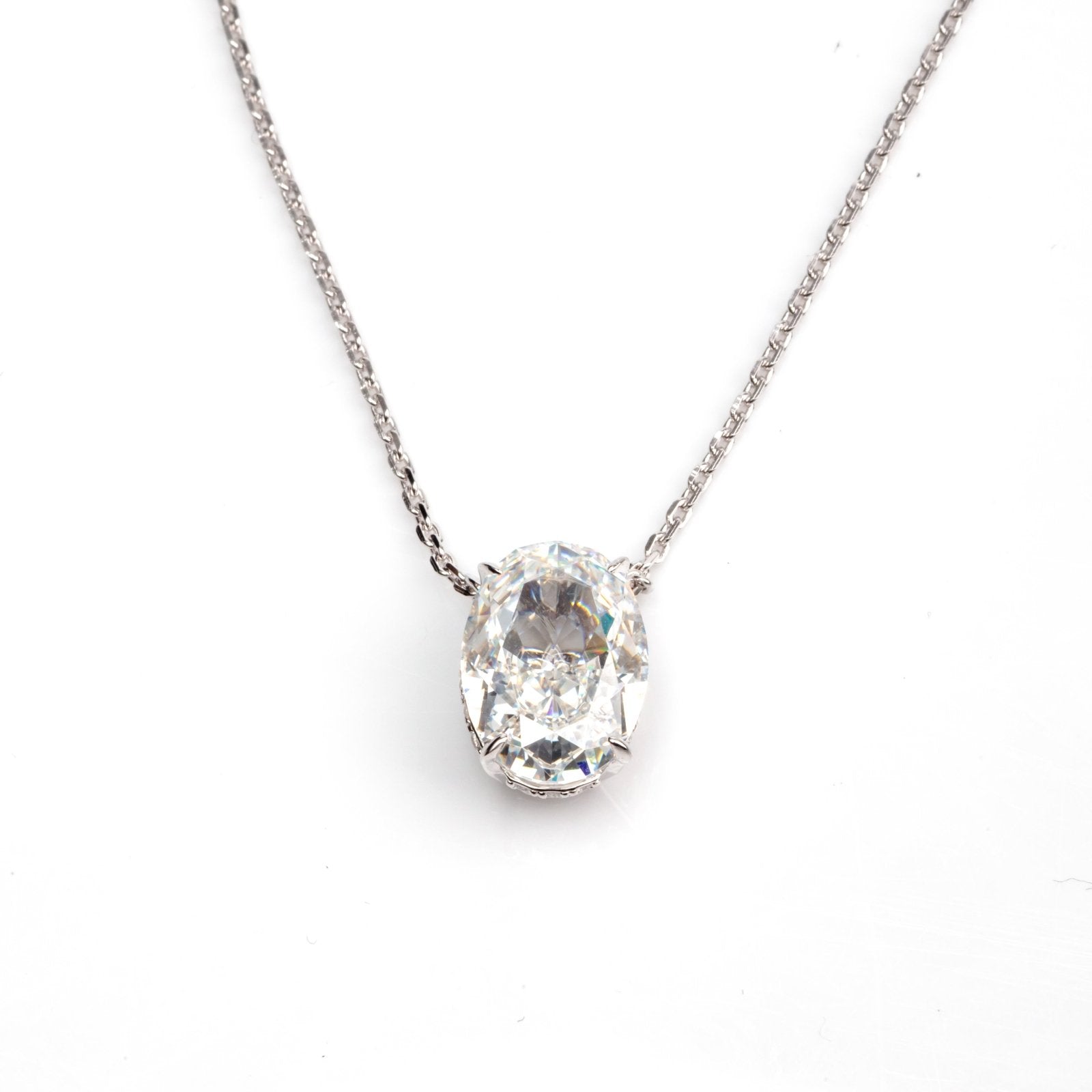 The "Elegance" Oval Pendant Necklace by Natkina