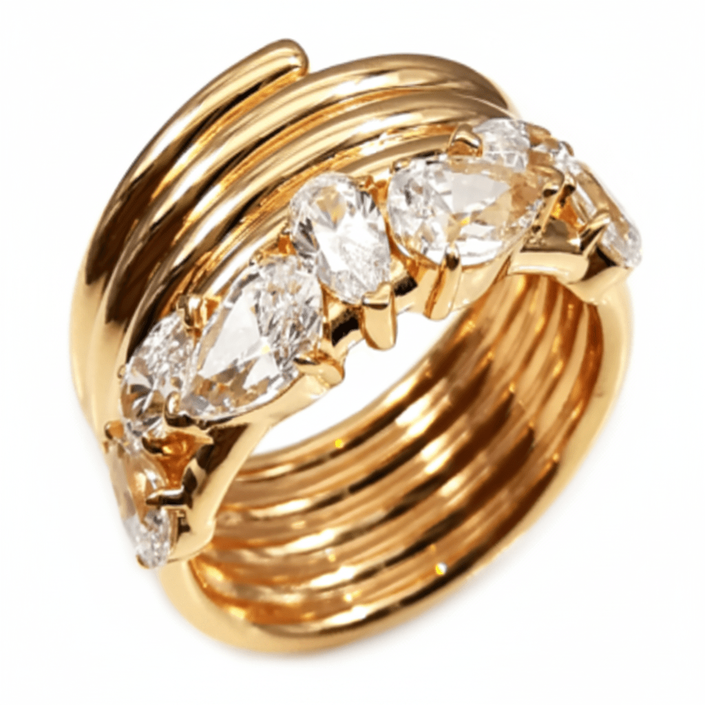 The Symphony Brass Band Ring by Natkina