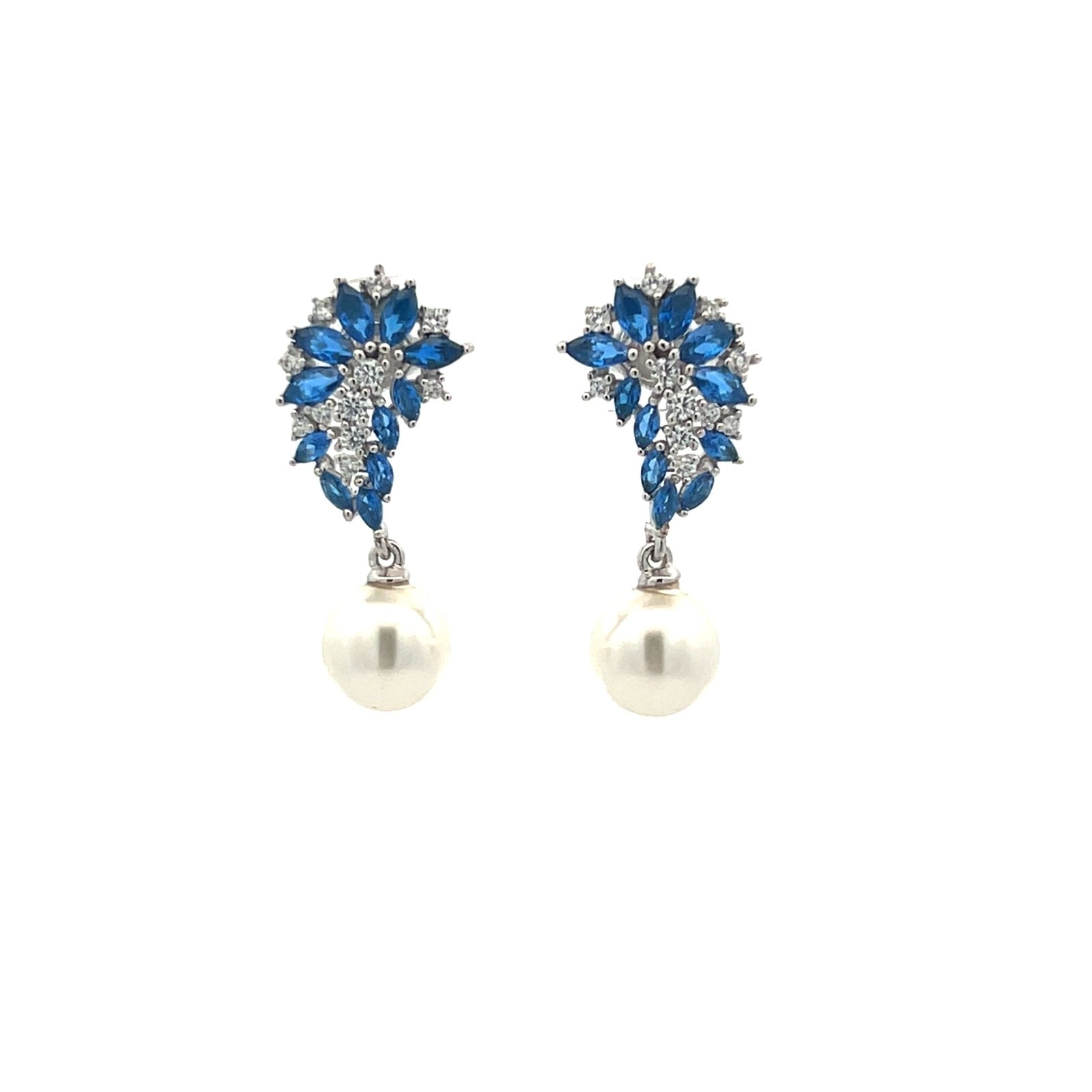 Wings Pearls Earrings by Natkina