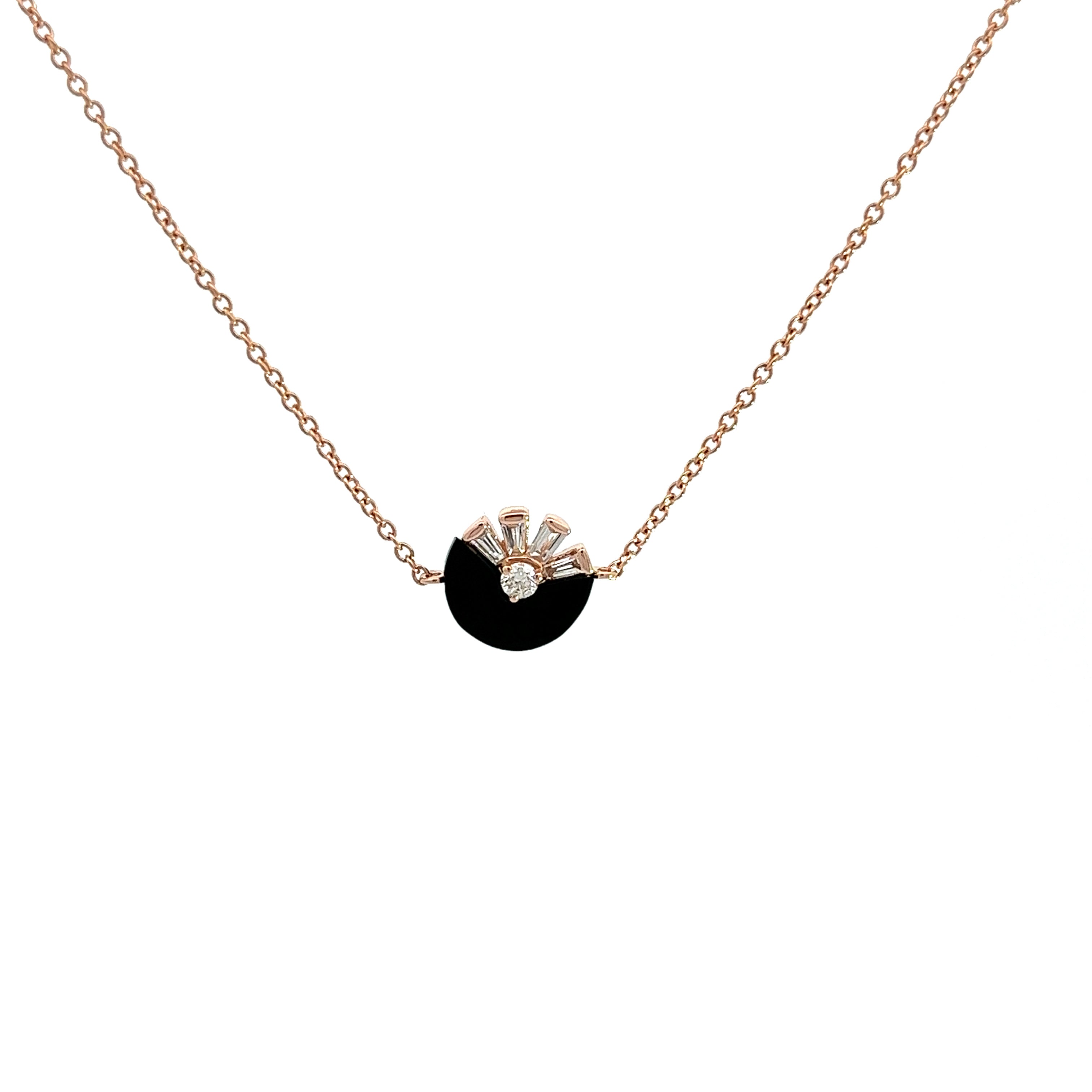 Eternelle Bracelet Diamond Onyx Rose Gold