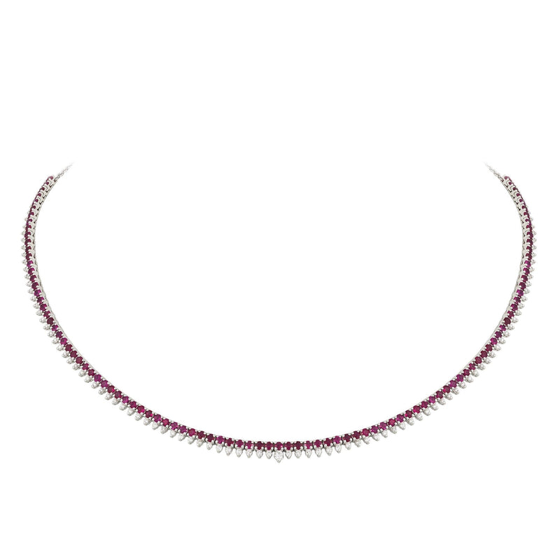 Breathtaking Diamond 18K White Gold Necklace for Her