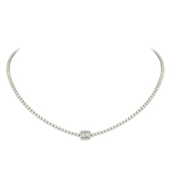 Breathtaking Diamond 18K White Gold Necklace for Her