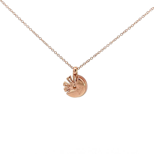 Eternelle Necklace Mother of Pearl Diamond Rose Gold