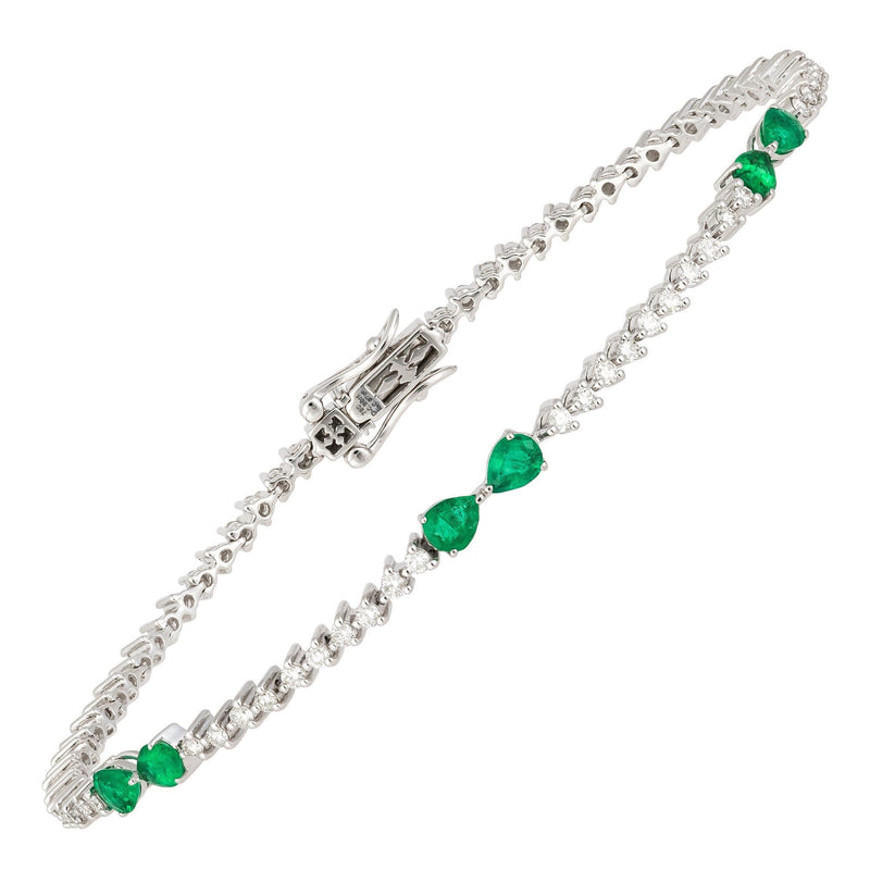 Diamond Tennis BRACELET 18K White Gold