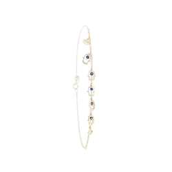 Eye Hand Gold Bracelet - Natkina