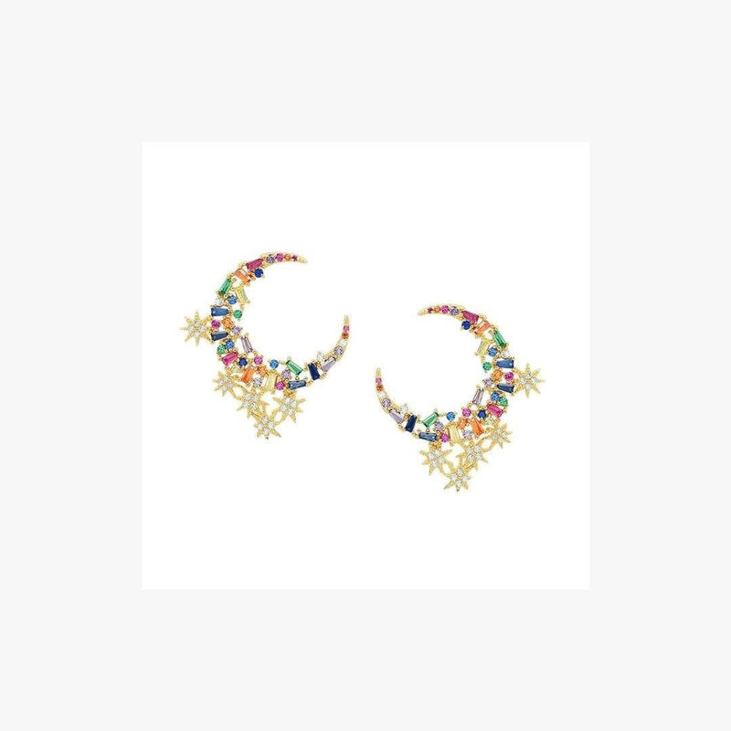 Moon Rainbow Earrings - Natkina