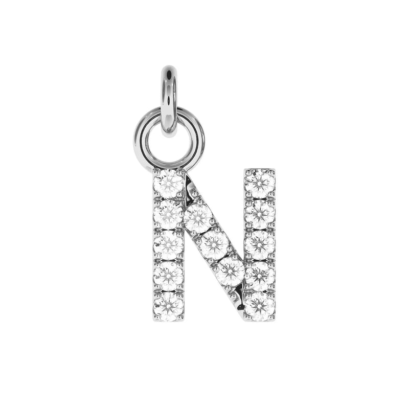 Personalised Silver Pendant Small Letter