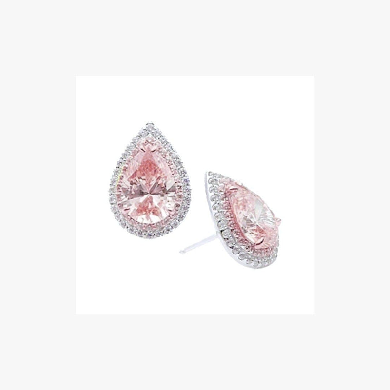 Pear Stone Silver Earrings Baby Essenia - Natkina