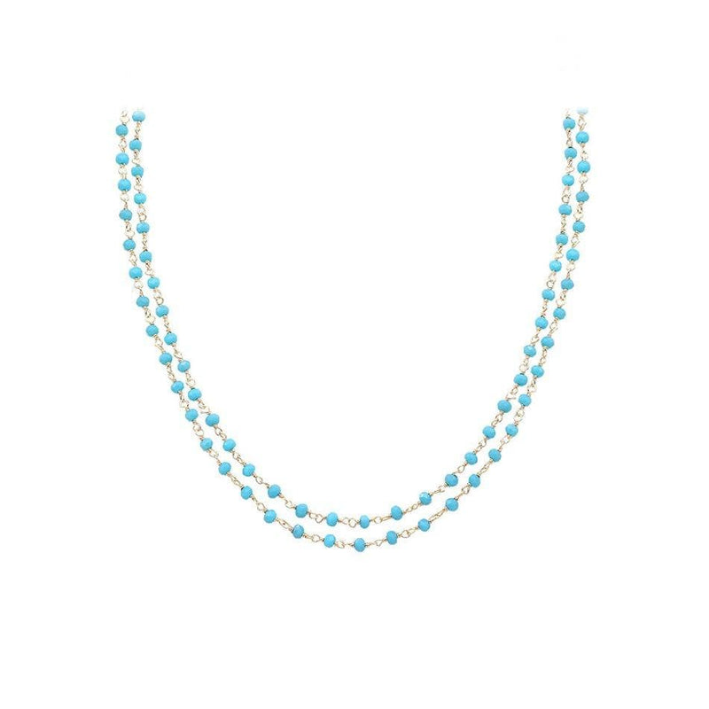 Personalise Your Double Beads Necklace - Natkina