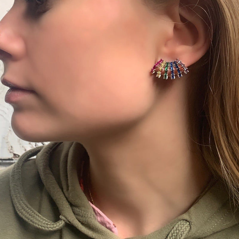 Shell Rainbow Earrings - Natkina