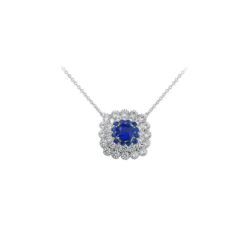 Sunflower Silver Necklace